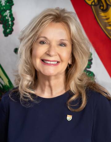 Minister of Social Development and Seniors Barb Ramsay
