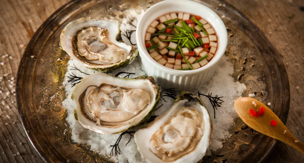 oysters and soup