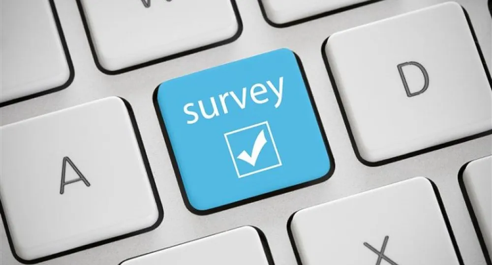 Agriculture Mental Health Survey Keyboard with survey button highlighted