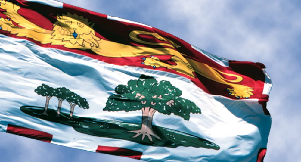 Cannabis legislation public survey results PEI provincial flag