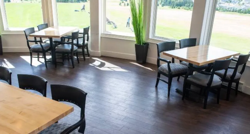 inside of a restaurant