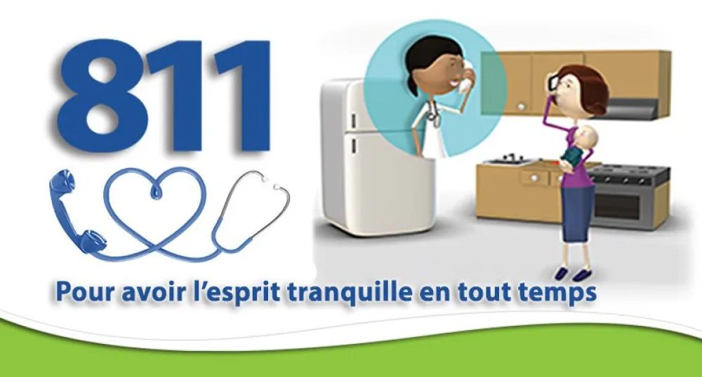 811 provides peace of mind 24/7 Illustration of 811 service