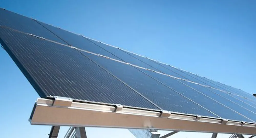 Image of Solar Panel Installation at City of Charlottetown MIltonvale Wellfield project