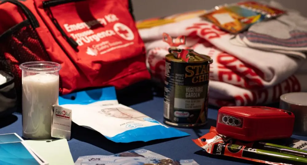 Contents of an emergency prepared kit