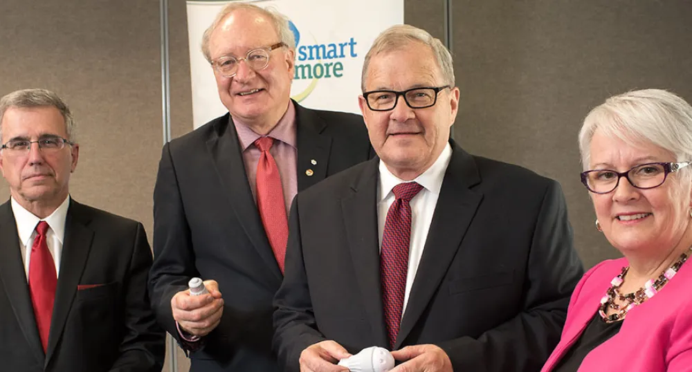 Minister Richard Brown, Premier Wade MacLauchlan, Federal MP Lawerence MacAulay, Minister Paula Biggar Minister Richard Brown, Premier Wade MacLauchlan, Federal MP Lawerence MacAulay, Minister Paula Biggar