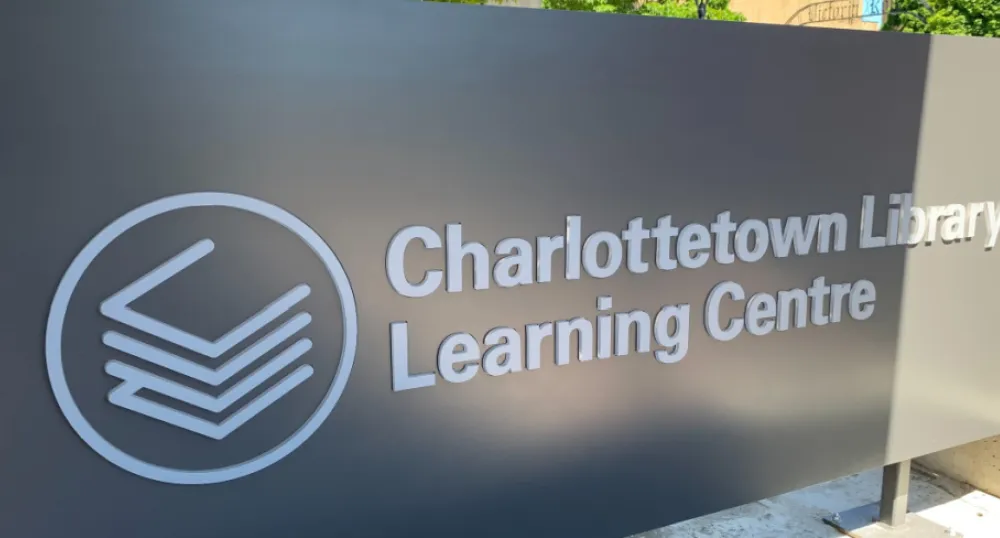 image of a name of the building sign