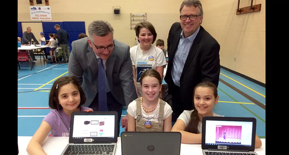 Students showcase their coding creations
