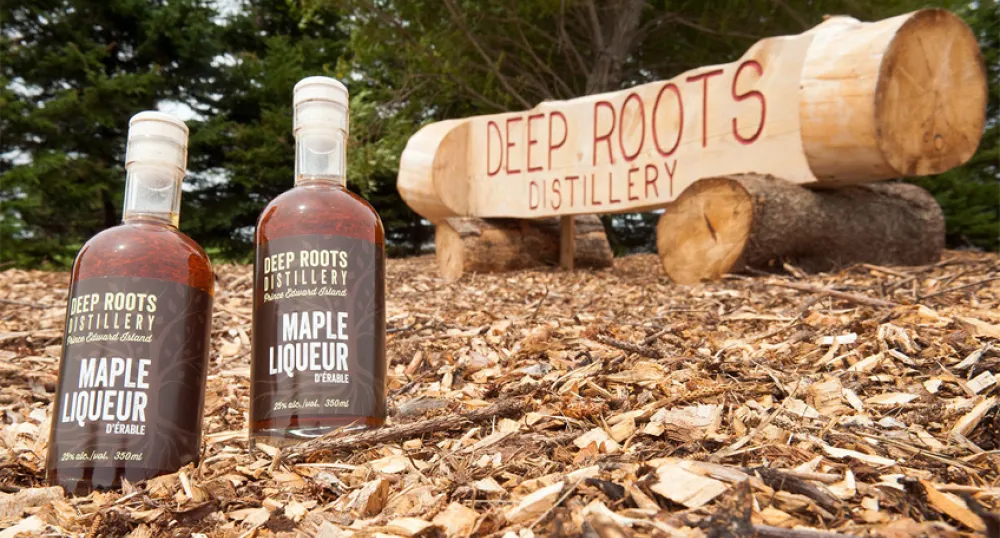 Deep Roots Distillery Maple Liquor Deep Roots Distillery was one of this year's Ignition Fund recipients