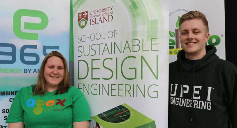 Angela Court and Peter Doiron Angela Court and Peter Doiron showcased their work at the Green Expo