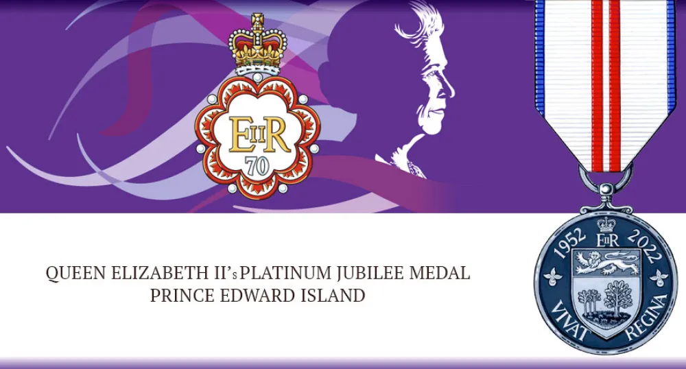 Celebrating the Queen’s Platinum Jubilee image of a medal and monarch's crown
