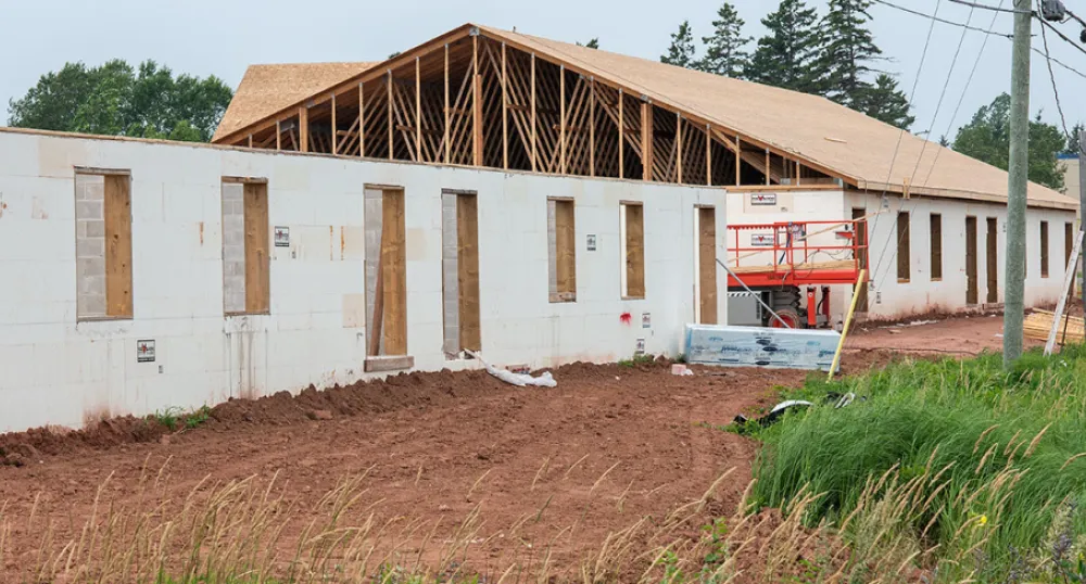 Province invests another $50 million to increase housing supply Image of house being built