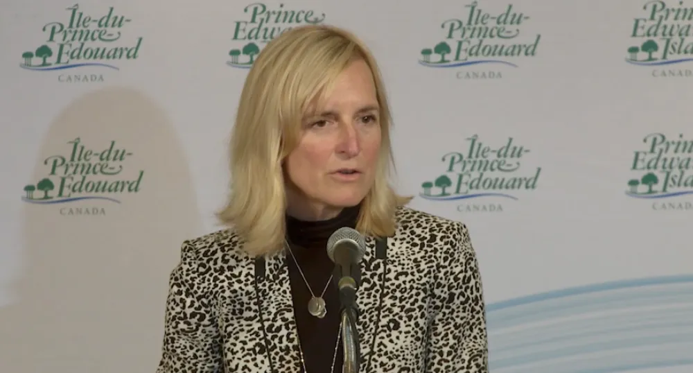 Dr. Heather Morrison, Chief Public Health Officer PEI
