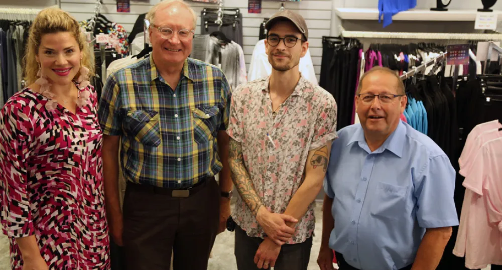 Julia Campbell, Premier Wade MacLauchlan, Minister Sonny Gallant, and Jordan Cameron. Julia Campbell, Premier Wade MacLauchlan, Minister Sonny Gallant, and Jordan Cameron.