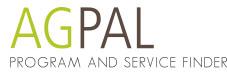 AgPal program and service finder