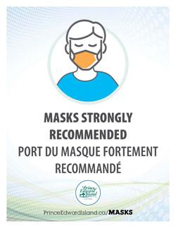 Face Masks Recommended Poster
