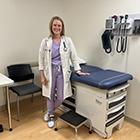 Photo du Dr Megan Armstrong au Kinlock Medical Center