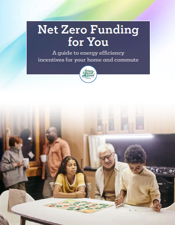thumbnail image of the cover of a brochure about net zero funding