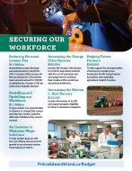 Securing our Workforce - 2025 Budget Highlights report cover