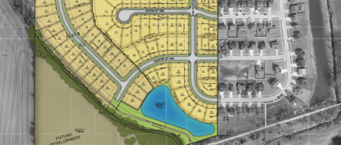 graphic banner of subdivision development plans