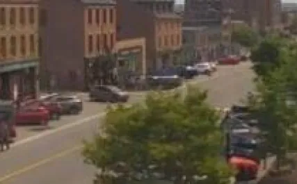 Image of downtown Charlottetown from webcam