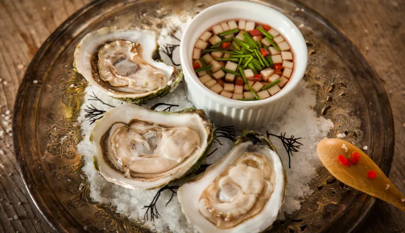 oysters and soup