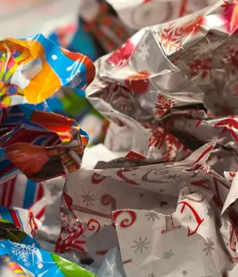 Christmas wrapping paper
