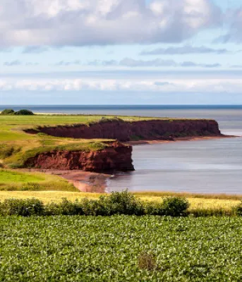 Scenic of PEI coastline