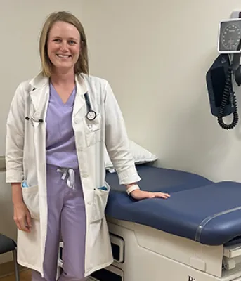 Dr. Megan Armstrong Picture of Dr. Megan Armstrong at the Kinlock Medical Centre