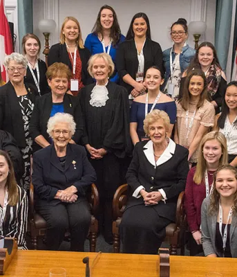 Young Island women take over Legislative Assembly of PEI