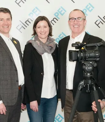 MP Sean Casey, Minister Jordan Brown,Emma Fugate, Minister Chris Palmer, Renee Laprise MP Sean Casey, Minister Jordan Brown,Emma Fugate, Minister Chris Palmer, Renee Laprise