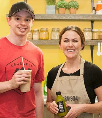 Suzanne Keough, Owner, and Ty McAdam.