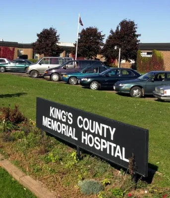 Photo shows Kings County Memorial Hospital