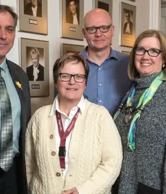 Dr. Mireille Lecours, Minister Robert Mitchell, Nancymarie Arsenault, Peter Howatt, Ellen Davies Ward, Sharon Ruckley