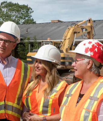 Stephen Arsenault, Minister Chris Palmer, Minister Tina Mundy, Minister Paula Biggar and Regan MacLellan. Stephen Arsenault, Minister Chris Palmer, Minister Tina Mundy, Minister Paula Biggar and Regan MacLellan.