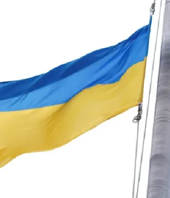 Prince Edward Island pledges support to Ukraine image of the Ukraine flag on a flag pole