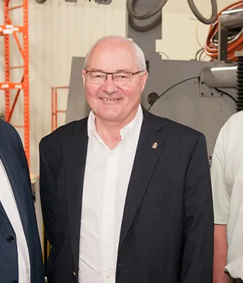 GM Thane Smallwood, MP Wayne Easter and Minister Chris Palmer GM Thane Smallwood, MP Wayne Easter and Minister Chris Palmer